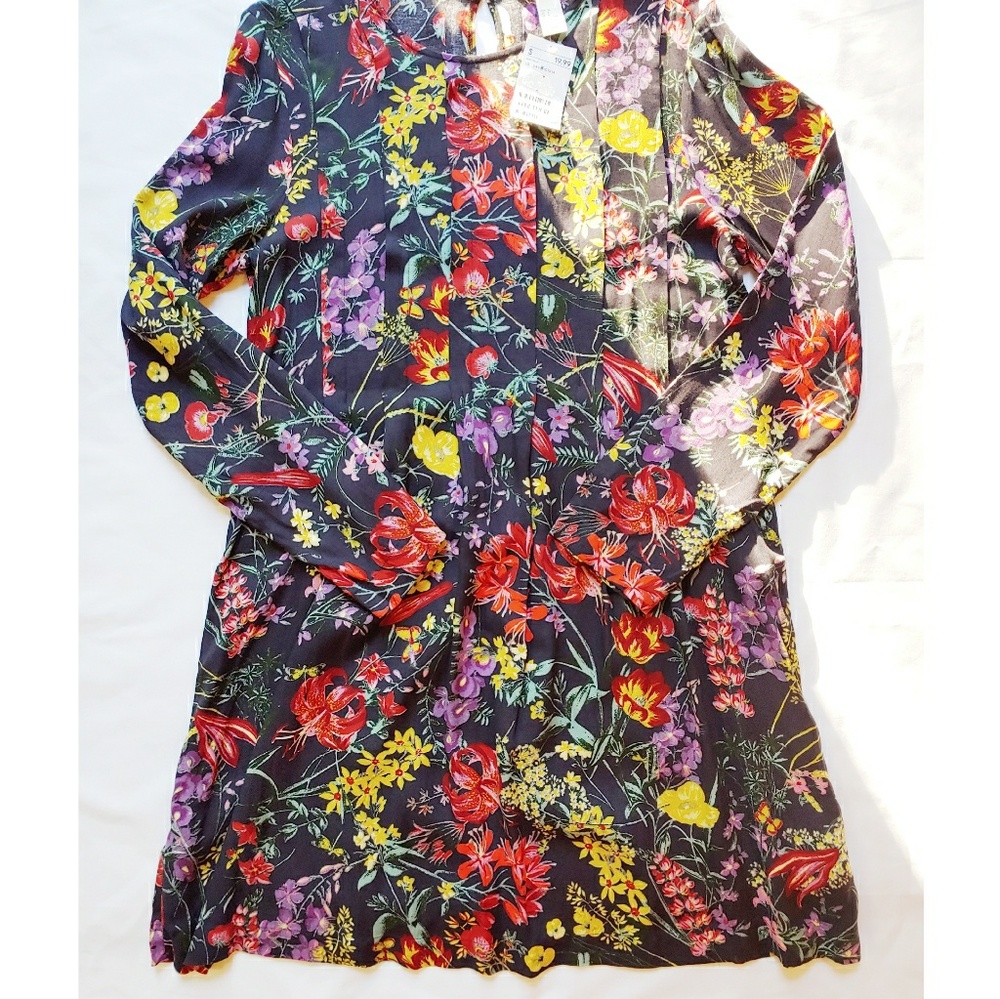 H&M Funky Floral Swing Dress